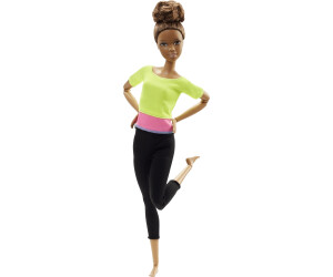Barbie Made To Move Dolls With 22 Joints And Yoga Clothes, Floral