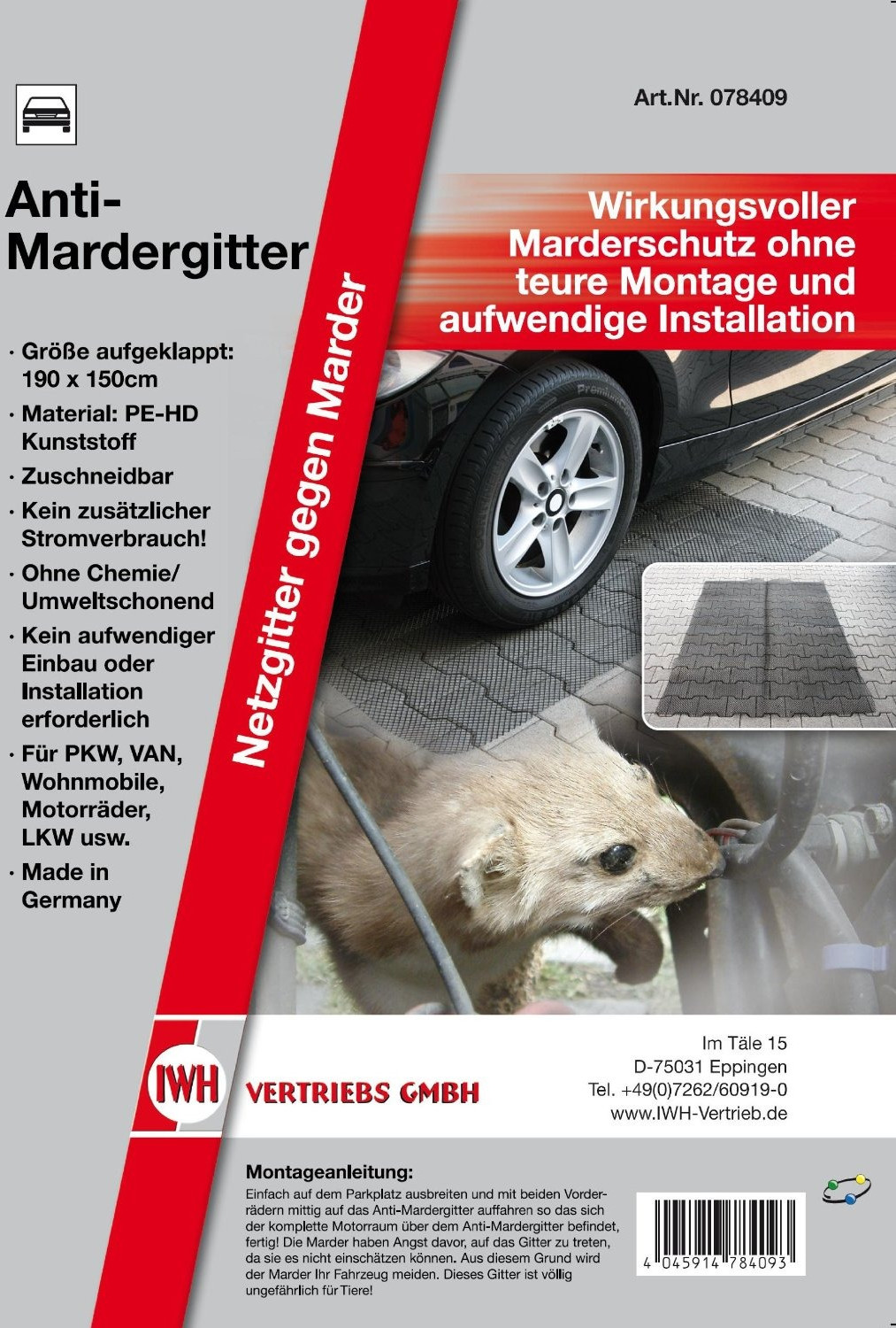IWH Tapis anti-martres