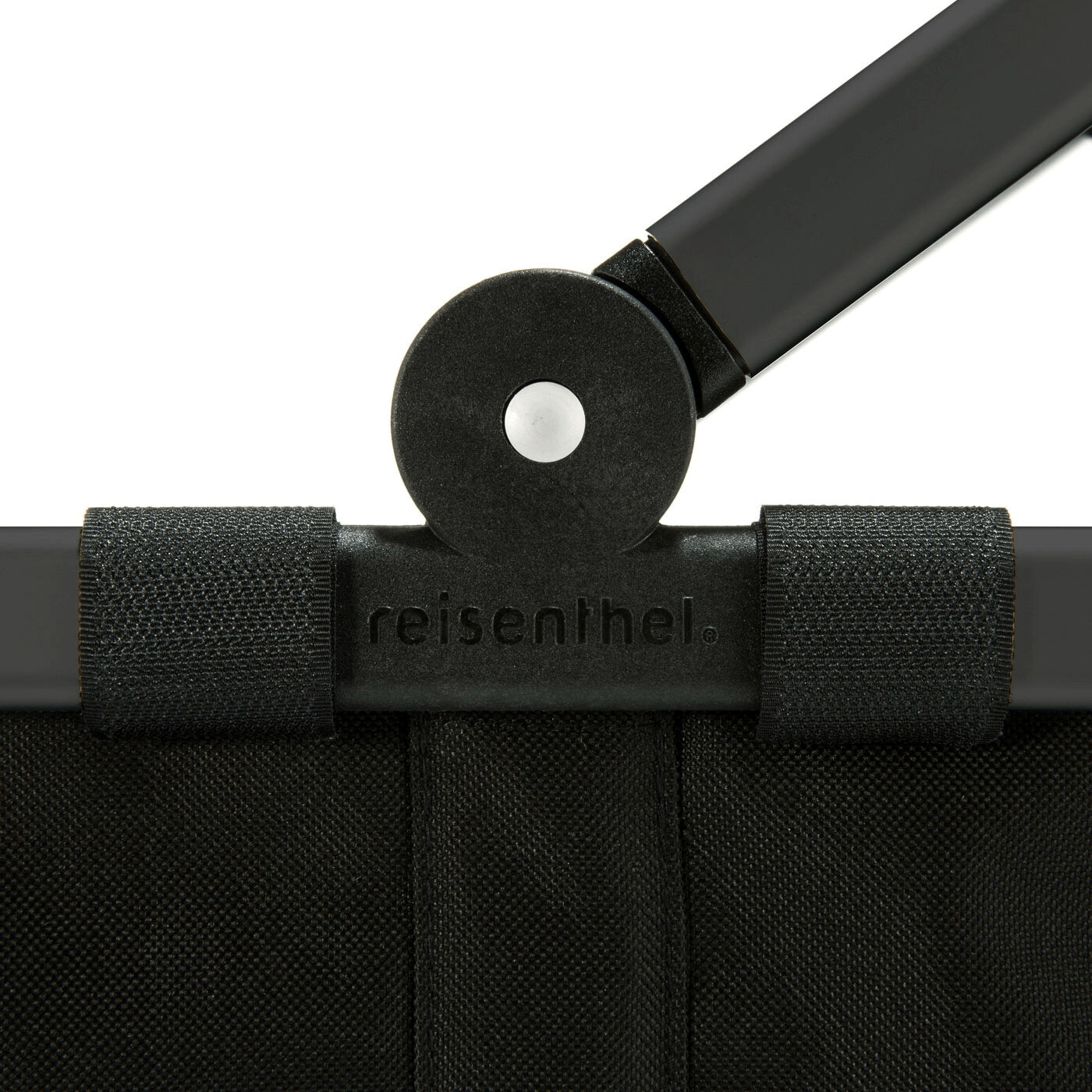REISENTHEL® Einkaufskorb carrybag Set Black, mit umbrella pocket classic,  Aus hochwertigem Polyestergewebe