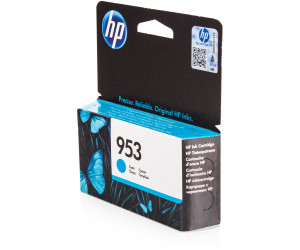 HP 953 Cartouche d'encre cyan authentique (F6U12AE#BGY)
