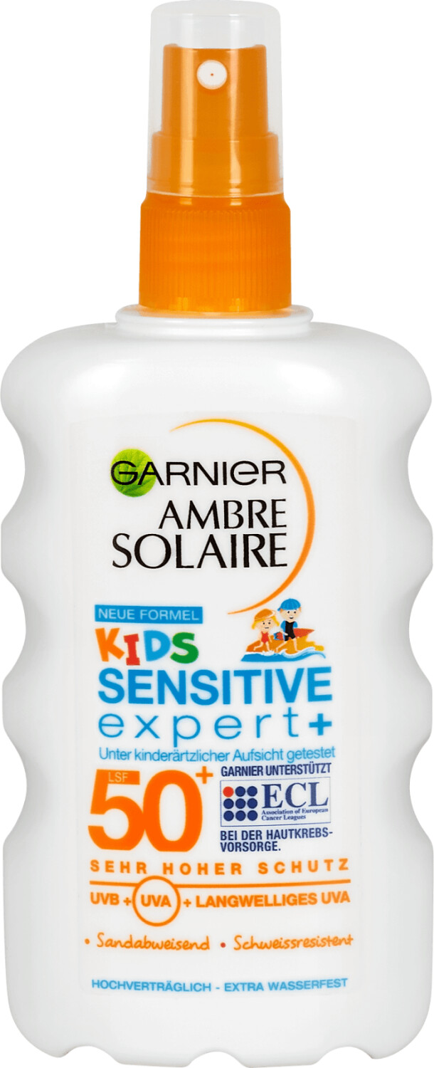 Garnier Ambre Solaire Kids Sensitive expert+ Spray SPF 50+ (200ml) ab 8,99  € | Preisvergleich bei