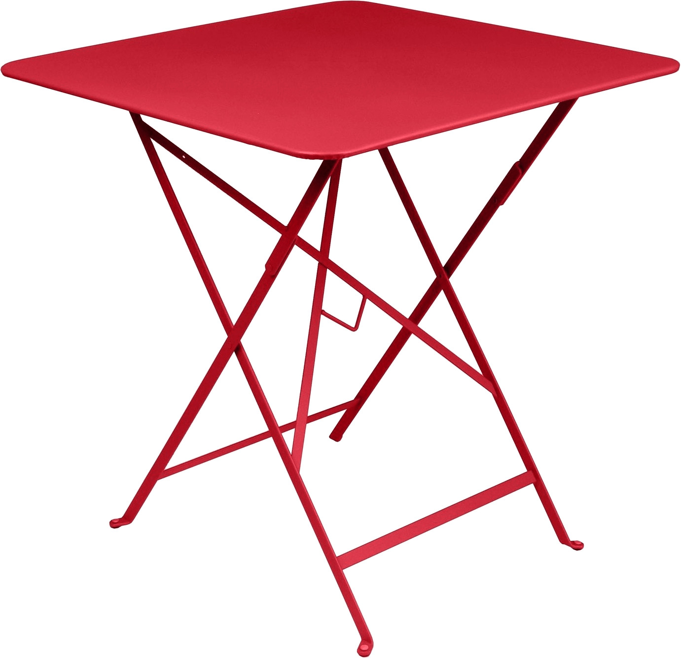 Fermob Table pliante Bistro 57x57 cm coquelicot