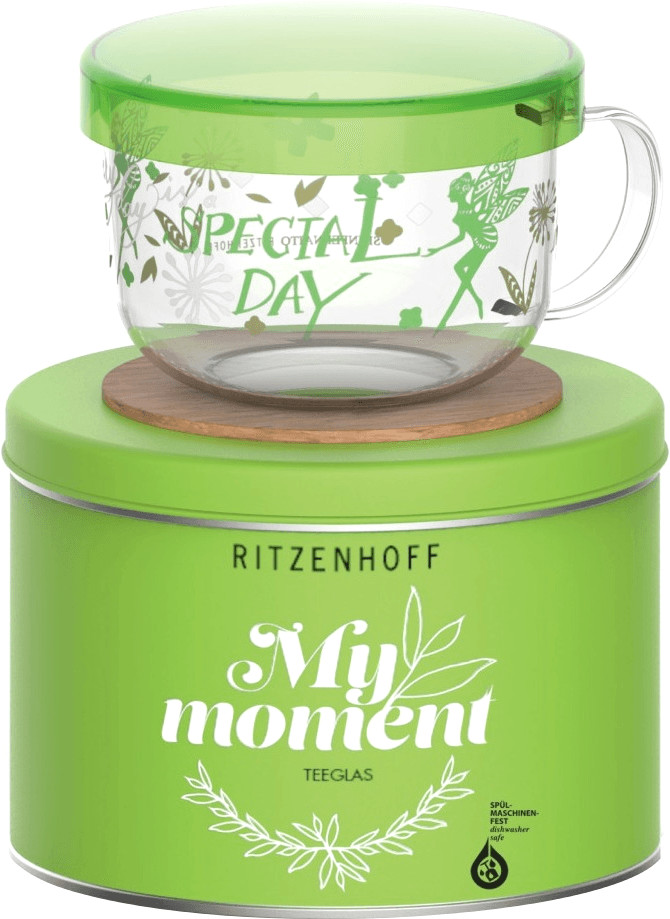 Ritzenhoff My Moment Verre à thé avec couvercle en verre S. Nashinobu Ito F16