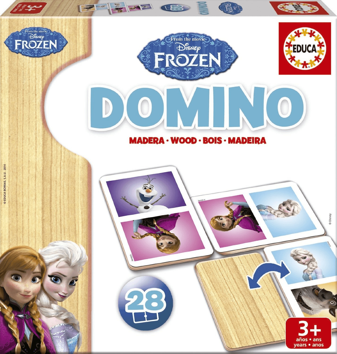 Domino La Reine des Neiges