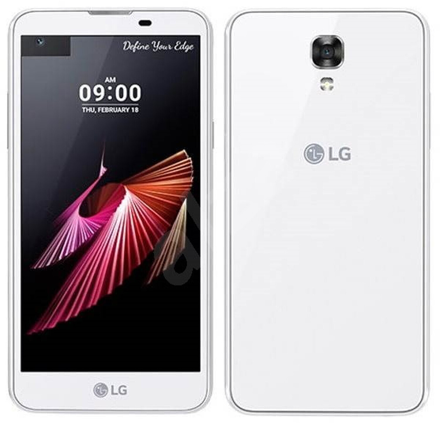 LG X screen blanc