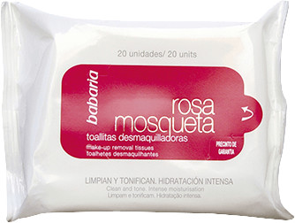 Babaria Rosehip Make-up Removal tissues (20 pack)