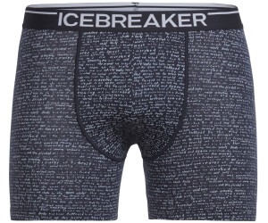Icebreaker 103029 Men's Anatomica Boxers, Jet Heather/Black, Small :  : Clothing, Shoes & Accessories