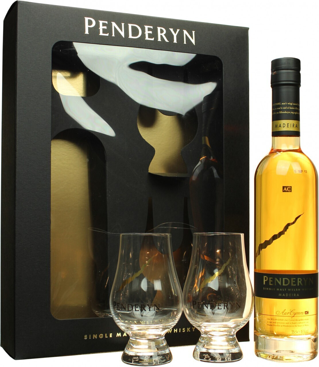 Penderyn Distillery Madeira 0,35l 46% Set+ 2 Glasses