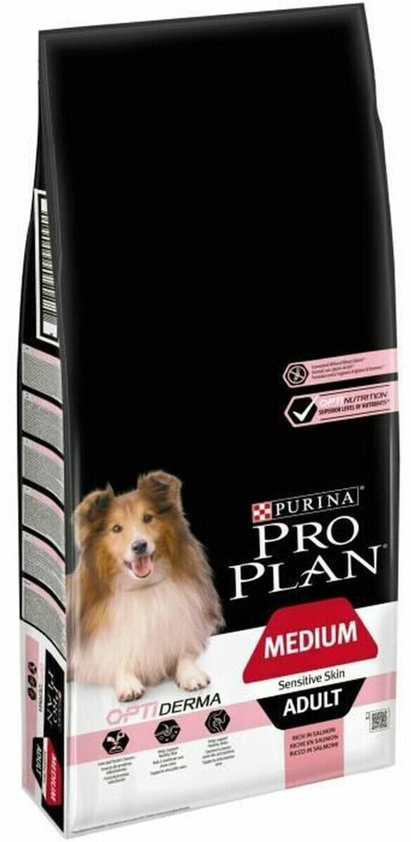 Purina Pro Plan Adult Medium Sensitive Skin OptiDerma 14kg ab 41,99 ...