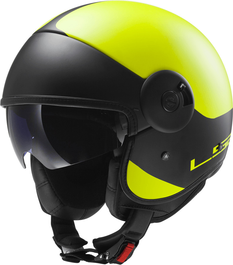 LS2 Cabrio Via Hi-Vis jaune mat