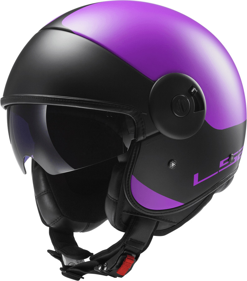 LS2 Cabrio Via violet mat/noir