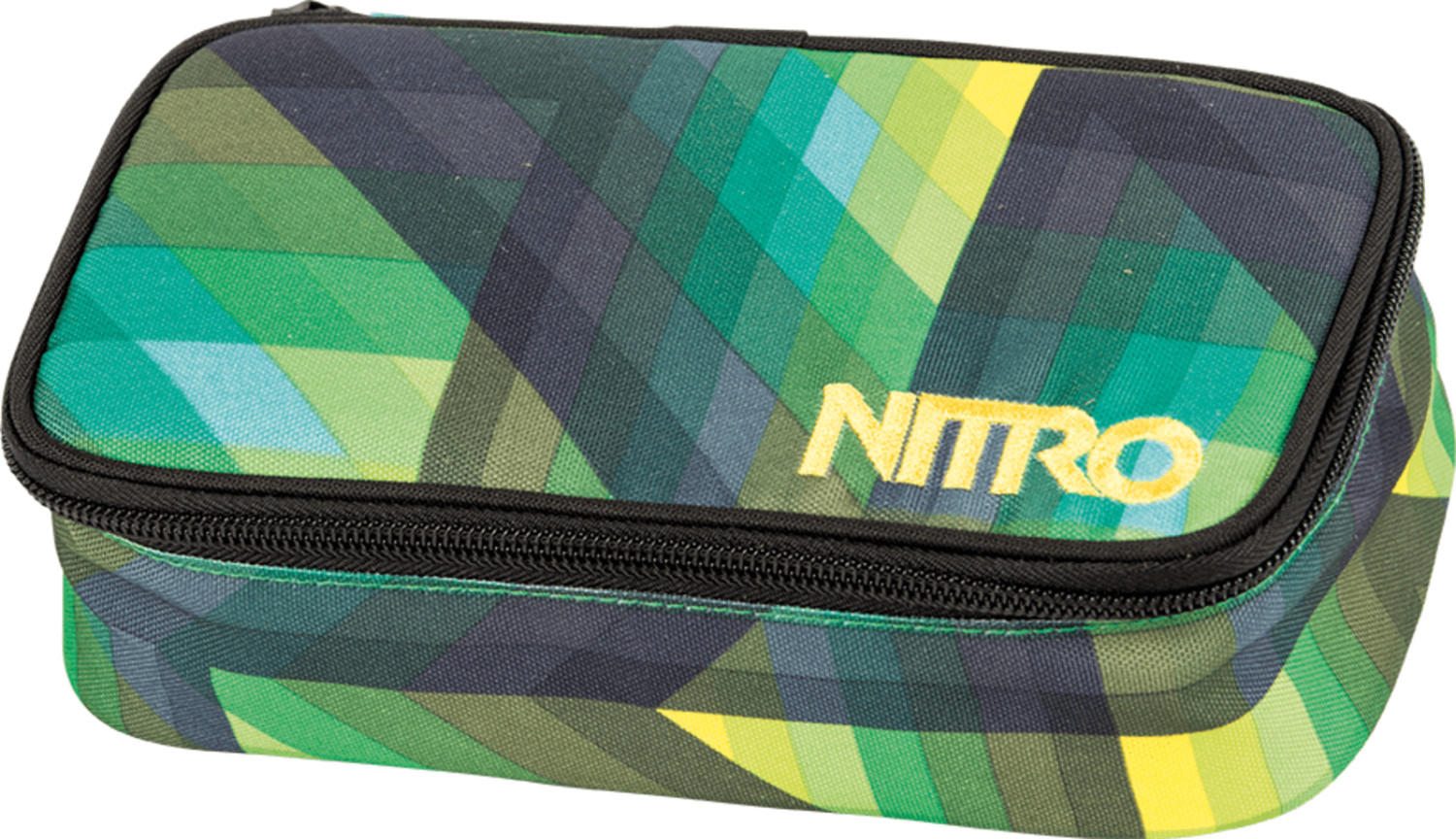 Nitro Pencil Case XL geo green