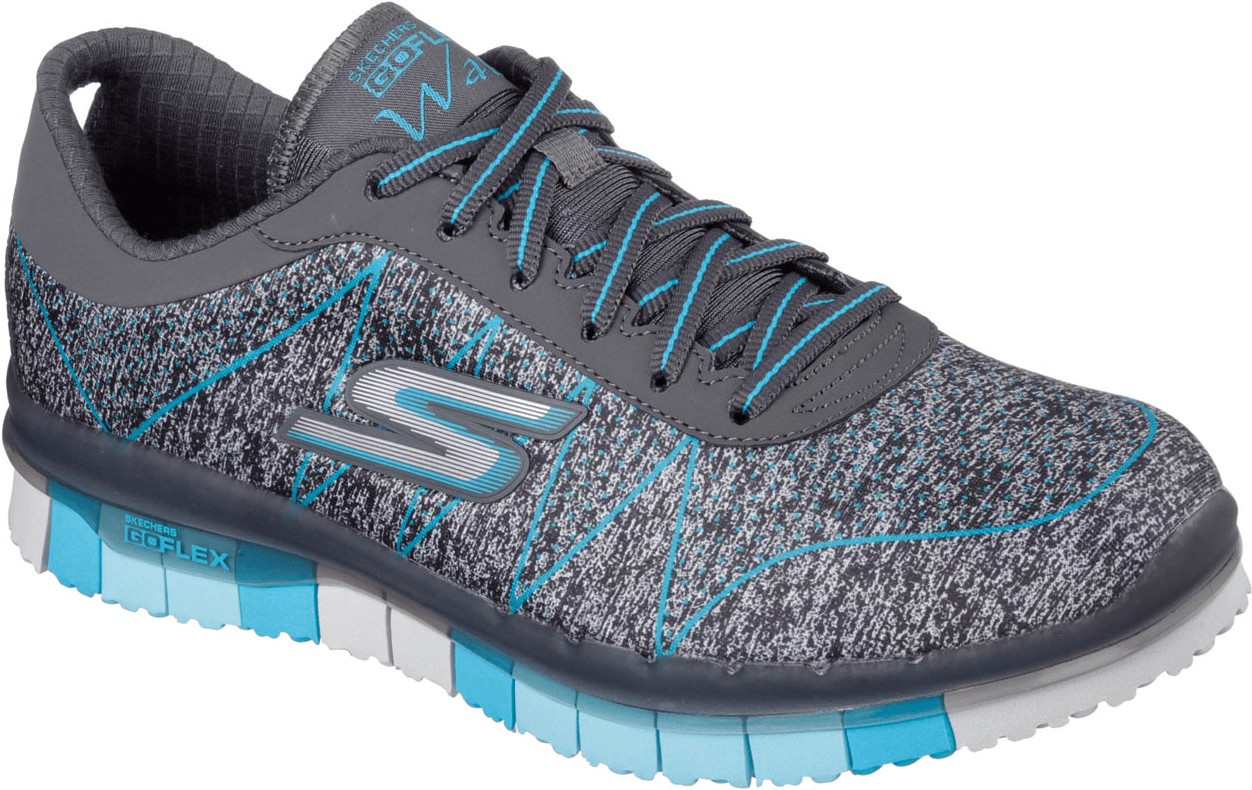 Skechers Go Flex Walk Ability Women charcoal/turquoise