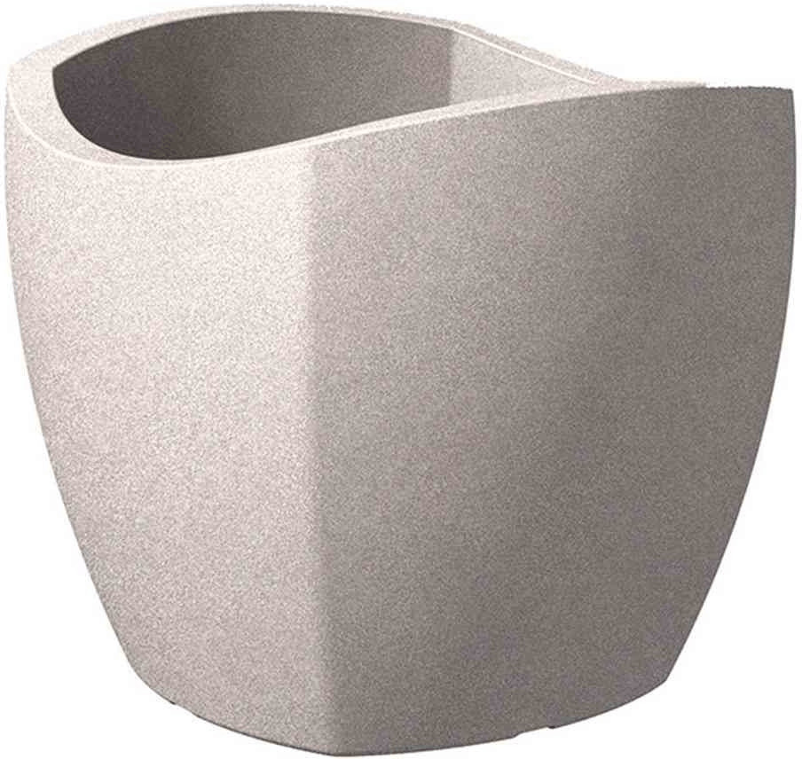Scheurich Wave Globe Cubo 50cm taupe/granit