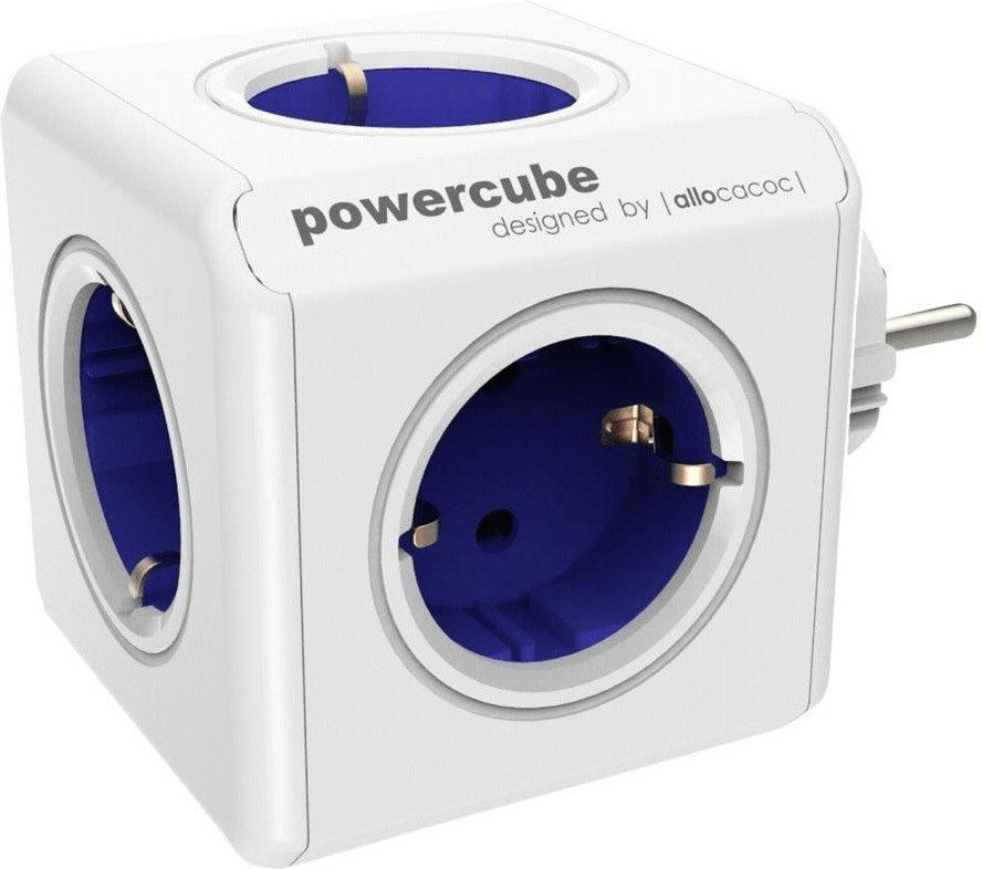 Allocacoc PowerCube Original Type F blue