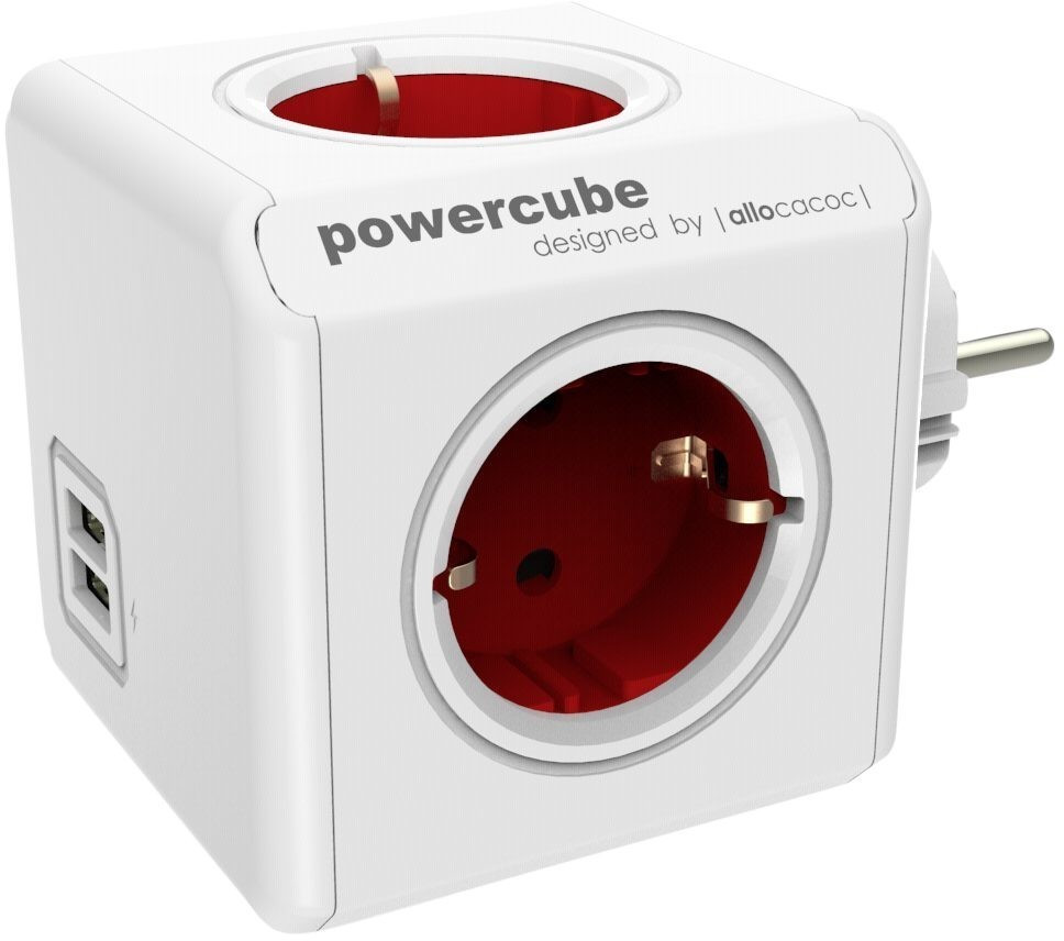 Allocacoc PowerCube Original USB red