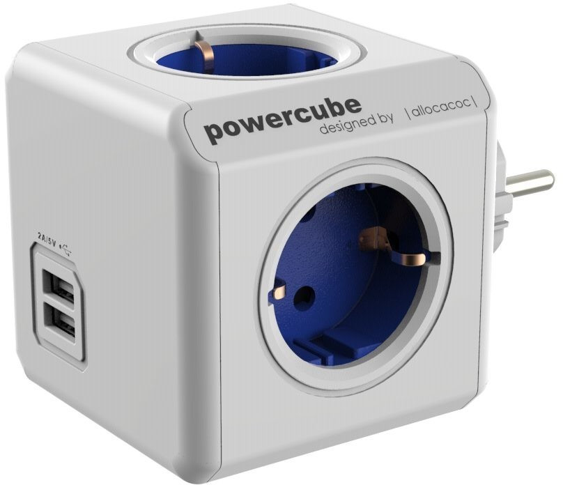 Allocacoc PowerCube Original USB Blue