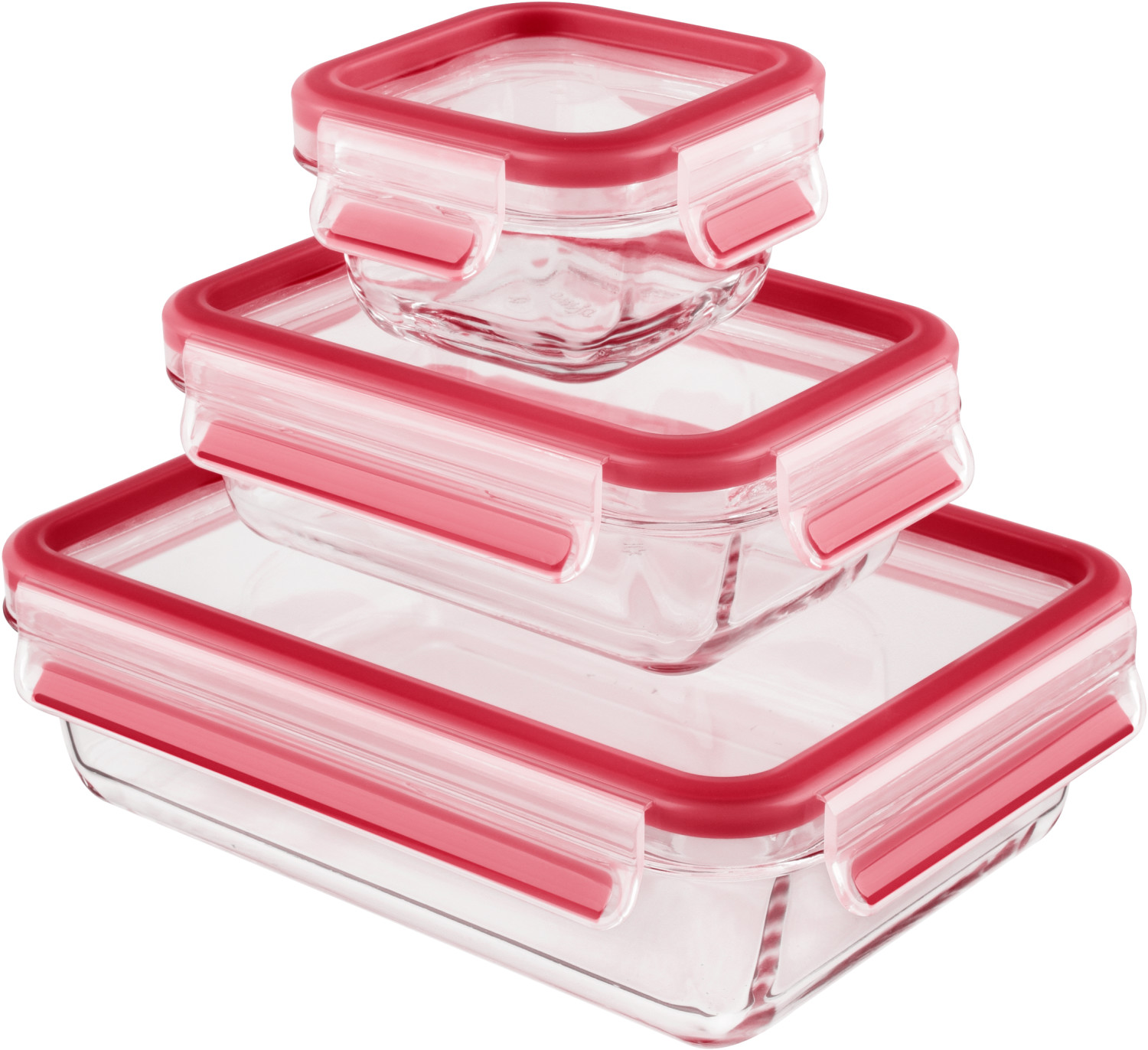 Emsa Clip & Close Set 3 pcs. (0.2 l, 0.5 1.3 l)