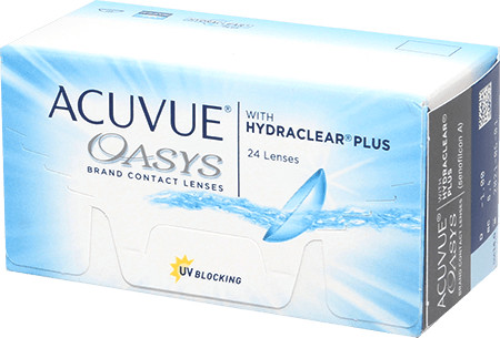 Johnson & Johnson Acuvue Oasys with Hydraclear Plus +5.25 (24 lentilles)
