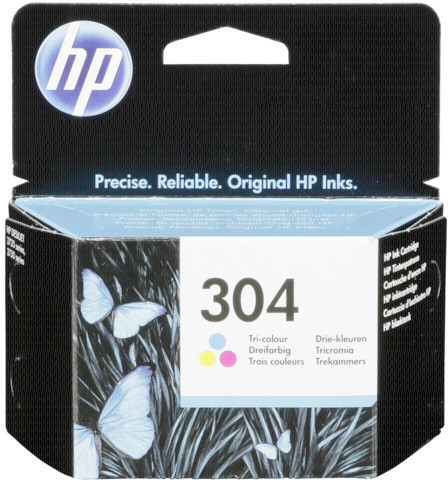HP 304 - 3 couleurs - cartouche d'encre originale (N9K05AE)