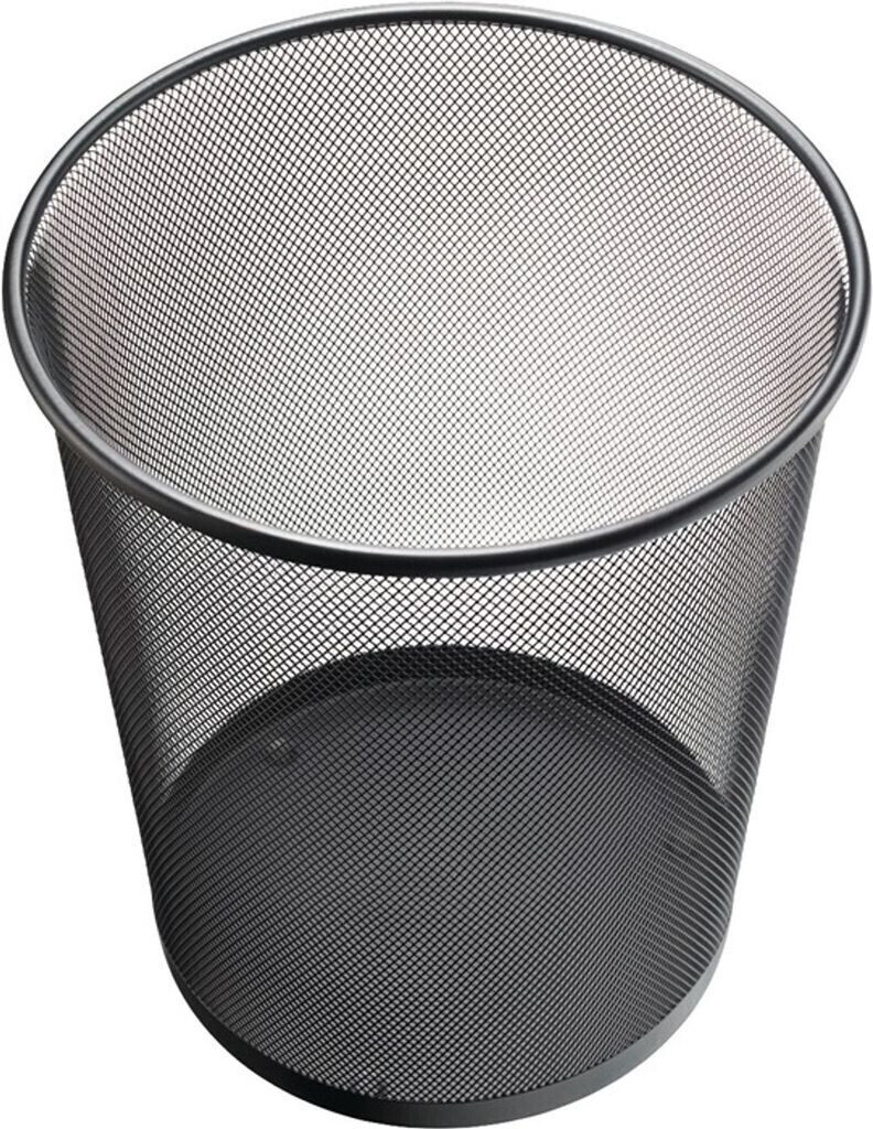 Helit Corbeille à papier Mesh 15 L noir