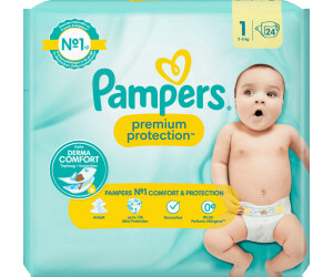 Pampers Premium Protection Taglia 1 (2-5 Kg) - Pannolini Morbidissimi, 72 Pezzi