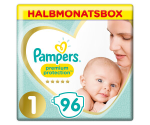 102 Stück Pampers Pure Protection Gr.1 Newborn 2-5 kg MonatsBox 