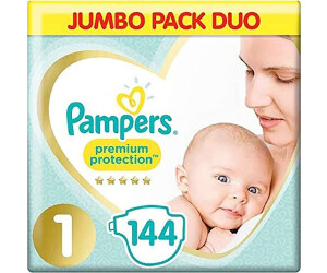 Pampers Premium Protection New Baby Taille 1 (Nouveau-Né) 2-5 kg, 96  Couches - Jumbo Pack - Couche bébé - à la Fnac