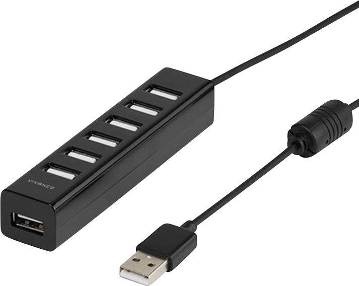 Vivanco 7 Port USB 2.0 Hub (36661)