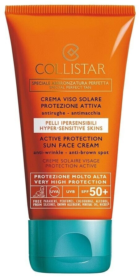 Collistar Active Protection Sun Face Cream 50 + (50 ml)