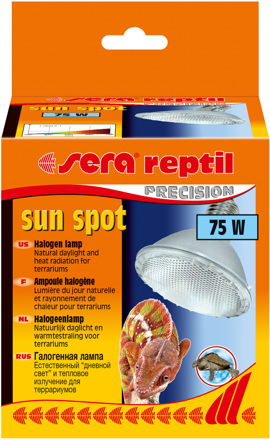 sera reptil sun spot 75 W