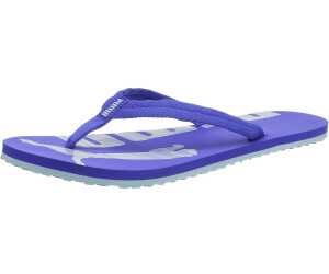 Puma navy store blue flip flops