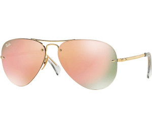 Buy Ray Ban RB3449 001 2Y gold copper mirror from 104.69 Today