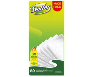 Swiffer Lingettes sèches Mega Pack, 80 lingettes