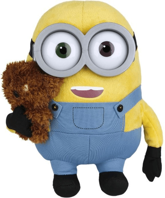 Dreamtex Peluche Minion Bob avec ourson
