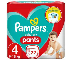Pampers Baby Dry Pants Junior Talla 4 Maxi (9-15 kg) desde 13,99