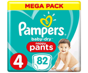 Soldes Pampers Baby Dry Pants T4 (9-15 kg) 2024 au meilleur prix sur