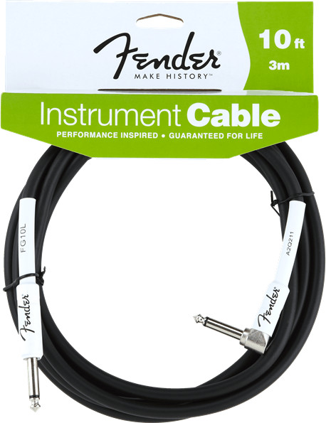 Fender Câble Performance Jack coudé 3 m