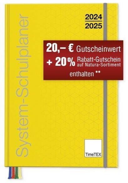 TimeTEX System-Schulplaner A4-Plus 2025/2025 gelb ab 11,90 €  Preisvergleich bei idealo.de