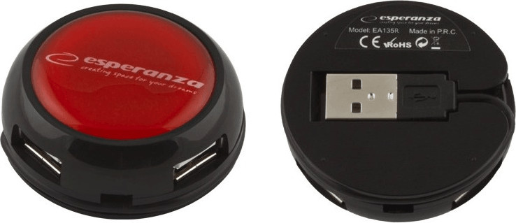 Esperanza 4 Port USB 2.0 Hub (EA135R)