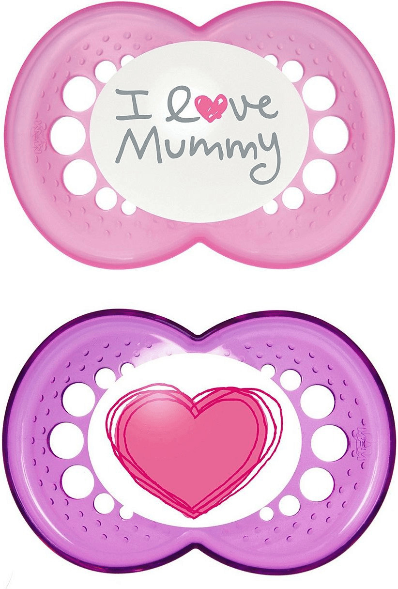 MAM Original Silikon  6+ I love Mummy