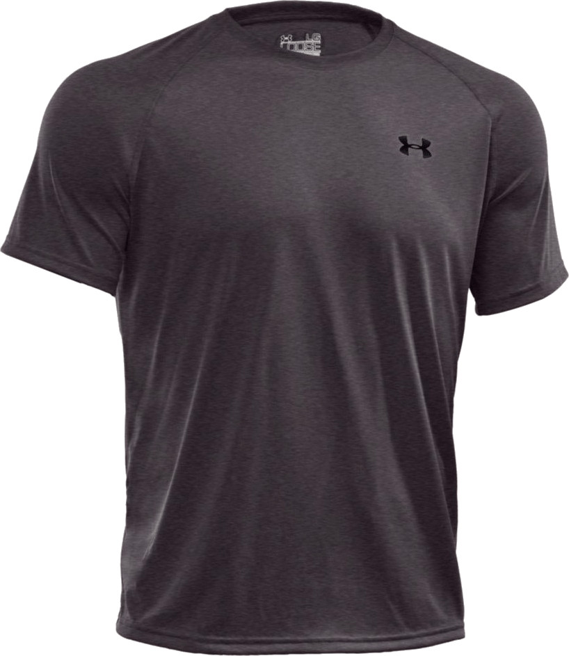 Under Armour Men T-Shirt UA Tech Short Sleeve Carbon Heather