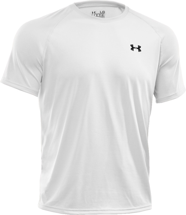 Under Armour Men T-Shirt UA Tech Short Sleeve White