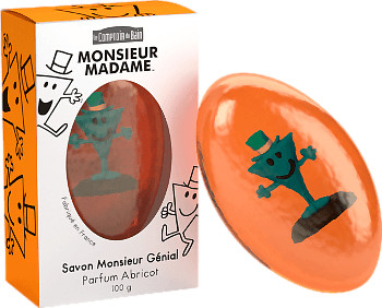 le Comptoir du Bain Savon solide Monsieur Génial - parfum abricot