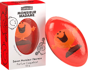 le Comptoir du Bain Savon solide Monsieur heureux - parfum coquelicot