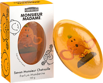 le Comptoir du Bain Savon solide Monsieur Chatouille - parfum mandarine