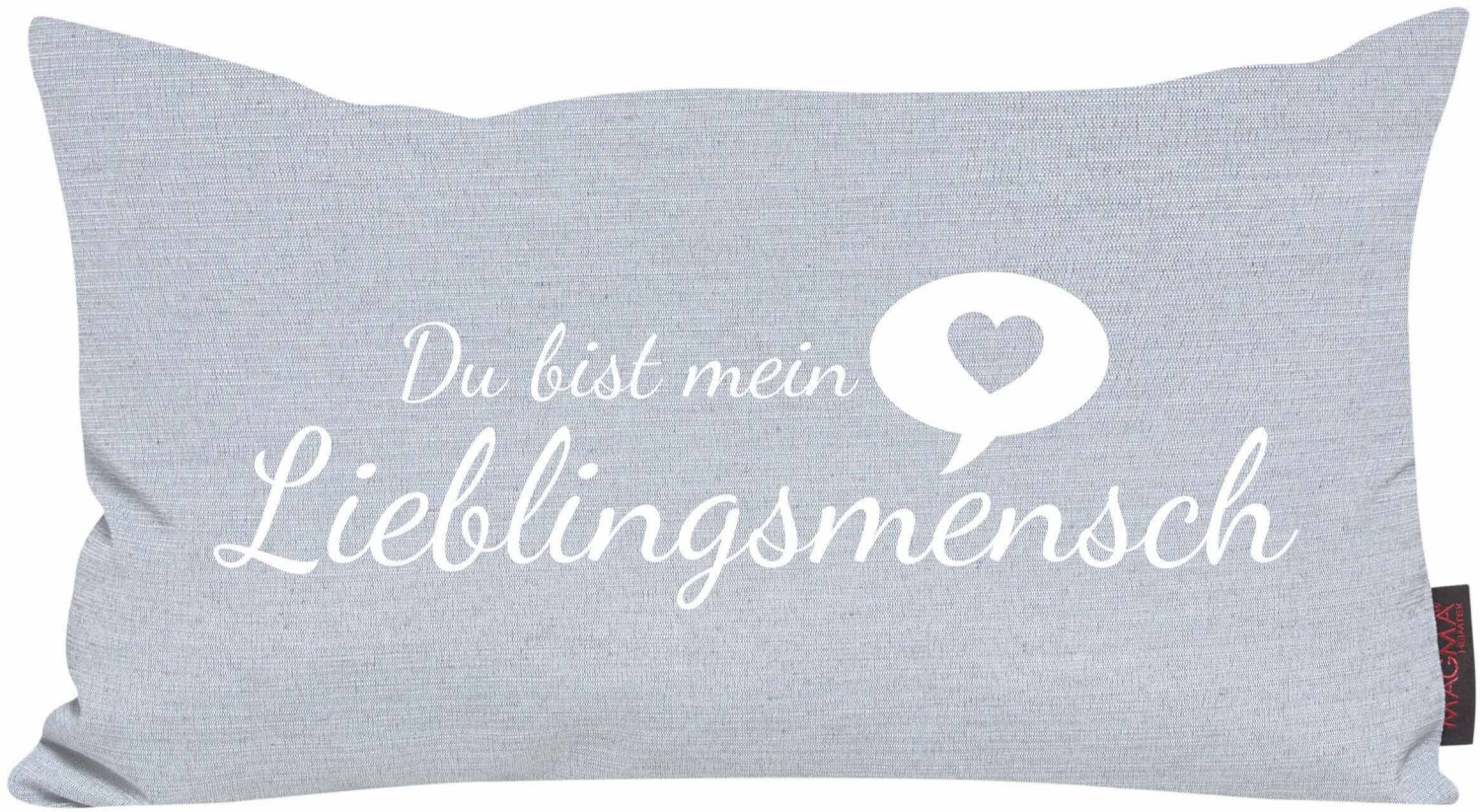 Magma Heimtex Coussin Lieblingsmensch 30 x 50 cm