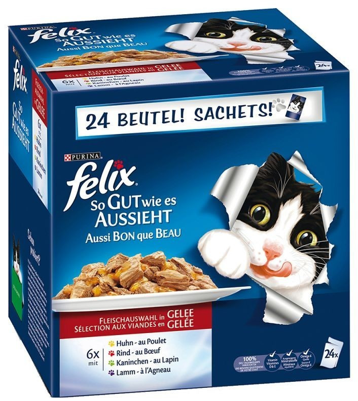 Felix Tendres effilés en gelée Aussi bon que beau