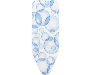 Housse Pour Table à Repasser Brabantia Taille C (124x45 Cm) - 100% Coton, Rembourrage 2 Mm - Lavable