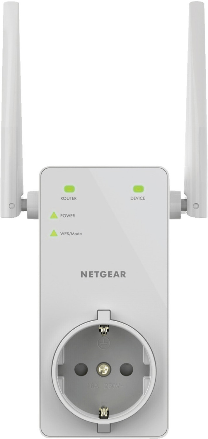 NETGEAR Répéteur WiFi (EX6130), Amplificateur WiFi AC1200, WiFi Booster,  jusqu'à 90m² et 20 appareils, repeteur WiFi puissant , Prise de Courant
